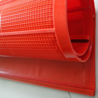 HUATAO Ringan PU Polyurethane Screen Mesh Untuk Mudah Penanganan Untuk Mencocokkan Derrick TH48-30 Stack Sizer Screen