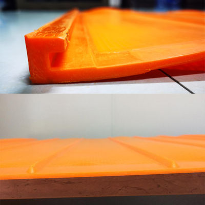 High Performance Urethane Screen Panels Orange Untuk Pengolahan Pasir Silikon