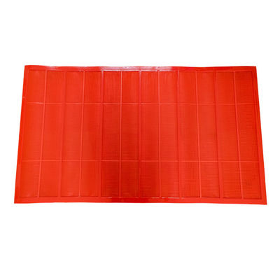 Derrick Compatible Orange PU Stack Sizer Screen 0.3mm Aperture ISO bersertifikat