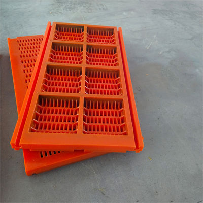 HUATAO Kuning Warna Polyurethane Screen Mesh Untuk Wet Screening Industri
