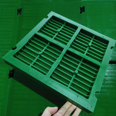 Baru Polyurethane Screen PU Dewatering Sieve Plate Mesh Untuk Bijih Linear Vibrating Screening Pembuatan