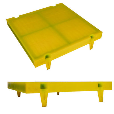Panel Linier Vibrating Poly Screen Kuning Penyaringan Efisien