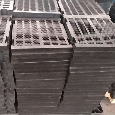 Adjustable Hole Rubber Screen Panels For Mining Specific Vibrating Screens (Pengaturan panel layar karet lubang khusus untuk pertambangan)