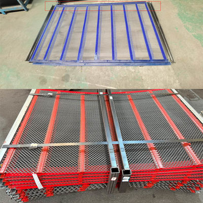 Woven 610*610 Slotted Self Cleaning Screen Mesh Anti Clog Untuk Peralatan Pertambangan