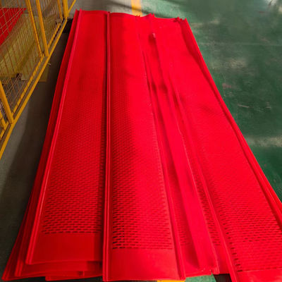 Polyurethane Flip-Flop Mesh 1m Lebar 55 Shore untuk Bijih Besi