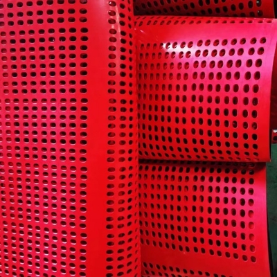 1.25m Thai Rubber Screen Mat Ketebalan 8mm untuk Pengolahan Bijih