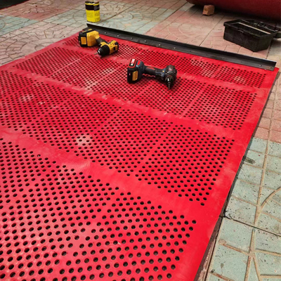 Tikar Karet Pembersih-Sendiri Lebar 1m untuk Pemisahan Material Halus