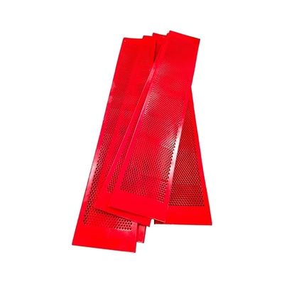 Polyurethane Flip-Flop Screen Mesh 8mm Aperture untuk pengolahan bijih basah