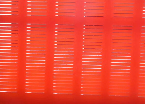 Polyurethane Mining High-Frequency Screen (1040x700mm) dengan aperture 1-10mm, High Wear Resistance