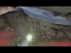 Panel Layar Karet Merah-Hitam